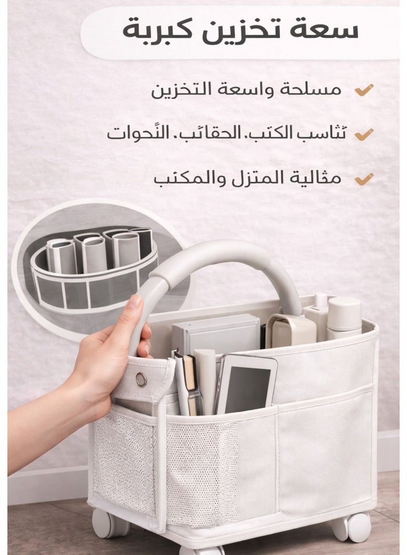 تسوماب عربة تخزين متحركة قابلة للطي من TSUMAB – صندوق تنظيم بسعة كبيرة للمنزل والمكتب - Image 3